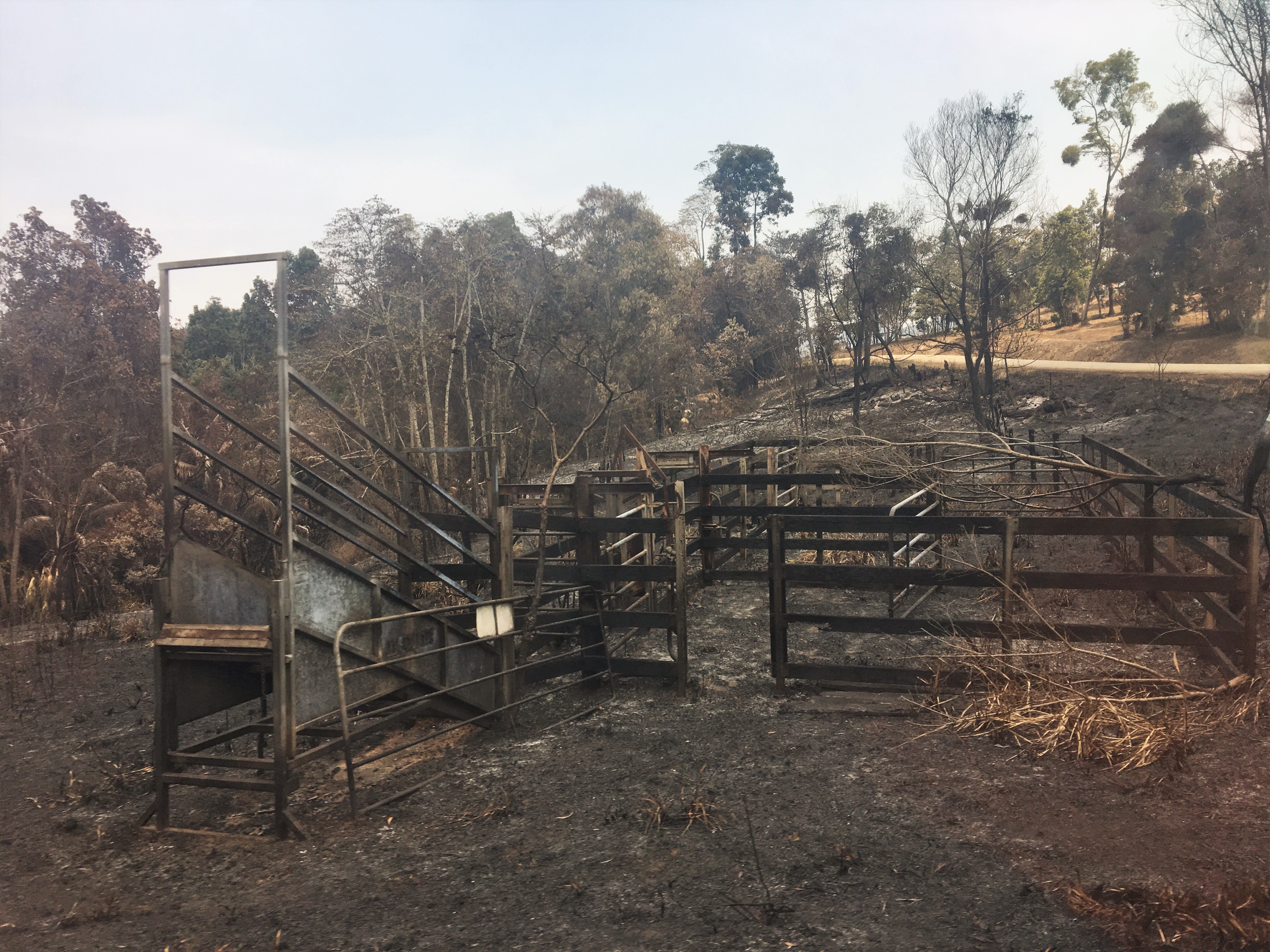 Damaged cattle yards Thumbnail