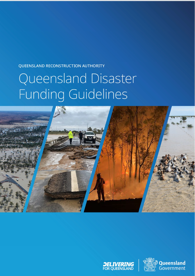 Queensland Disaster Funding Guidelines v4 front cover