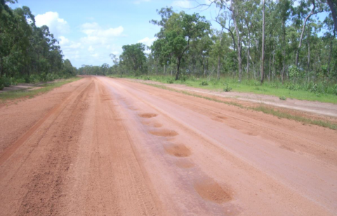 Weipa Mapoon Access Road prior to betterment works Thumbnail