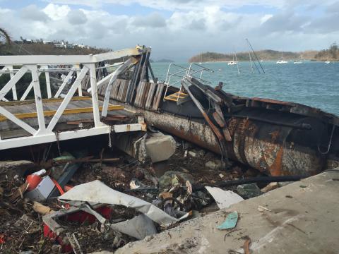 Destruction caused by Cyclone Debbie along the coast Thumbnail