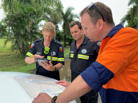 QRA working with QFES to carry out a damage assessment Thumbnail