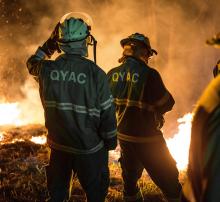 QYAC Rangers managing a burn on Minjerribah Thumbnail