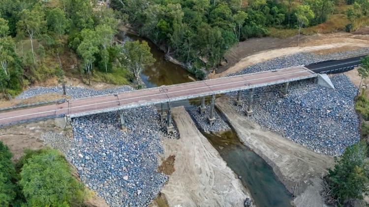 Alice River Bridge – completed works