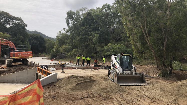 Wallaby Point Road - Progress