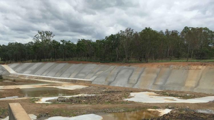 Gordonbrook Dam completion