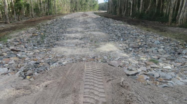 The repaired Northern Access Track