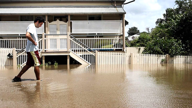 Brisbane flood damage