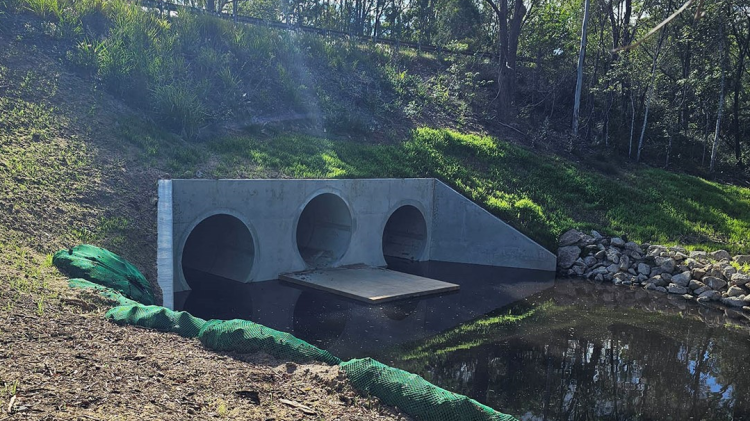 Isis Highway culvert