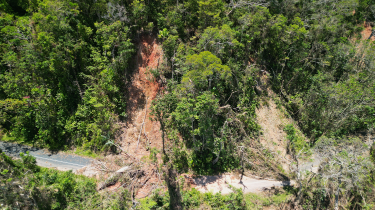 Noah Range landslip