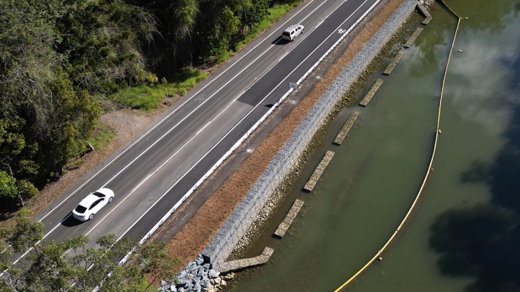 Completed roadworks