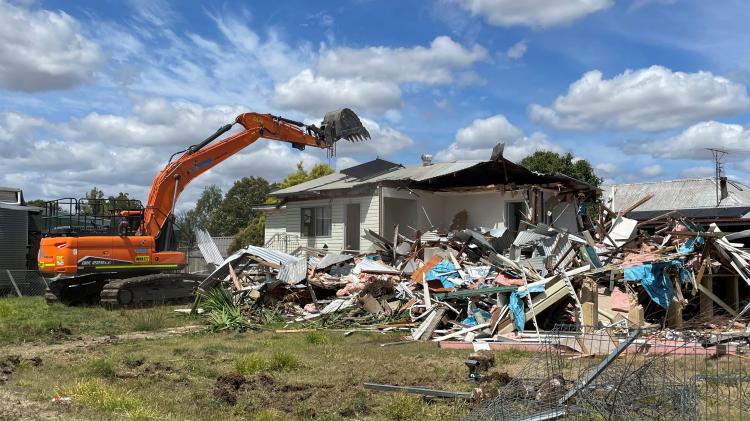 VHBB house demolition Grantham