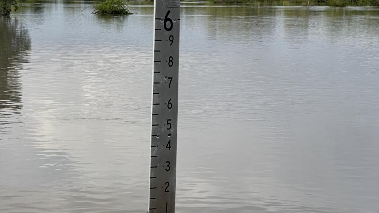 Burketown flood gauge
