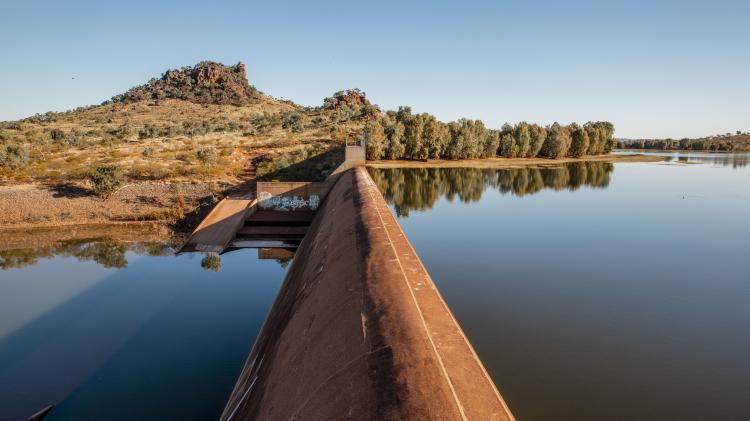 Chinaman Creek Dam near Cloncurry.