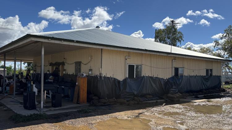 Flood impacted house