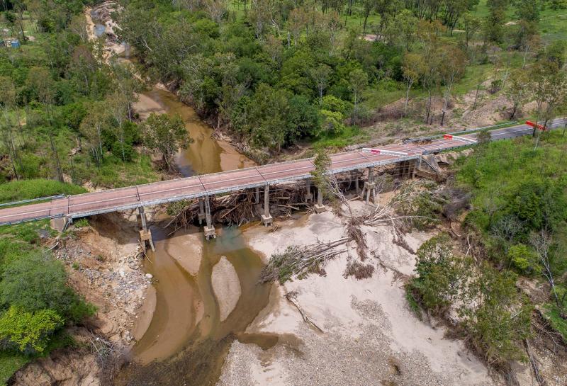 Alice River Bridge - Damage