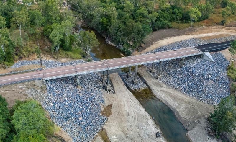 Alice River Bridge – completed works