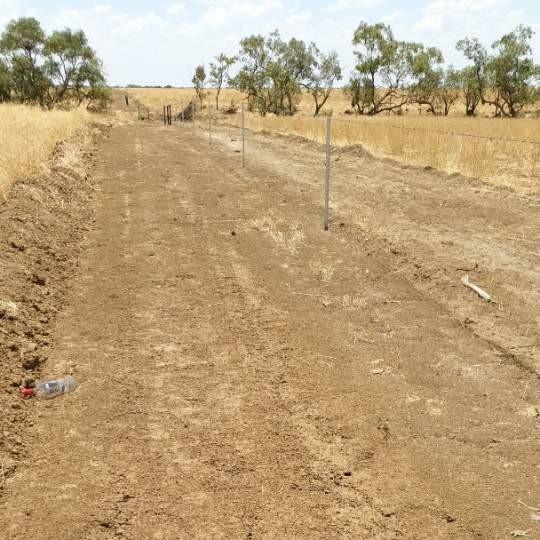 Boundary fencing complete 