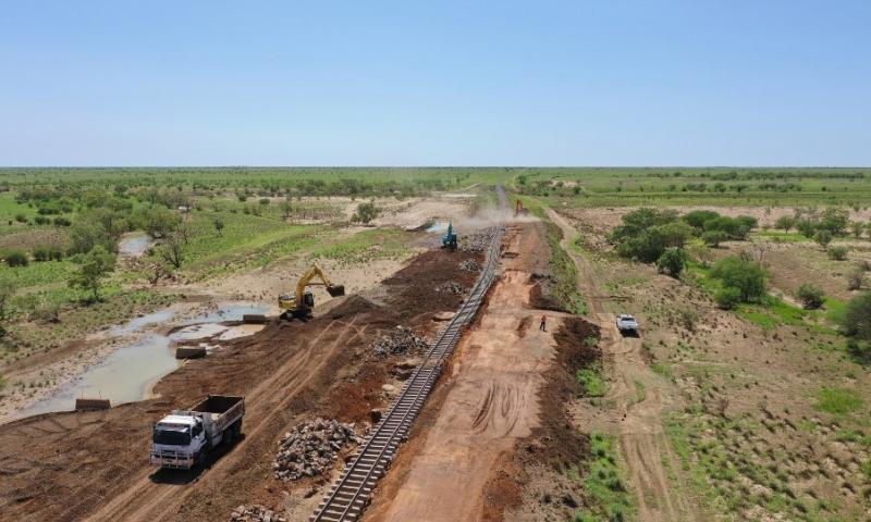 Mt Isa line recovery works 