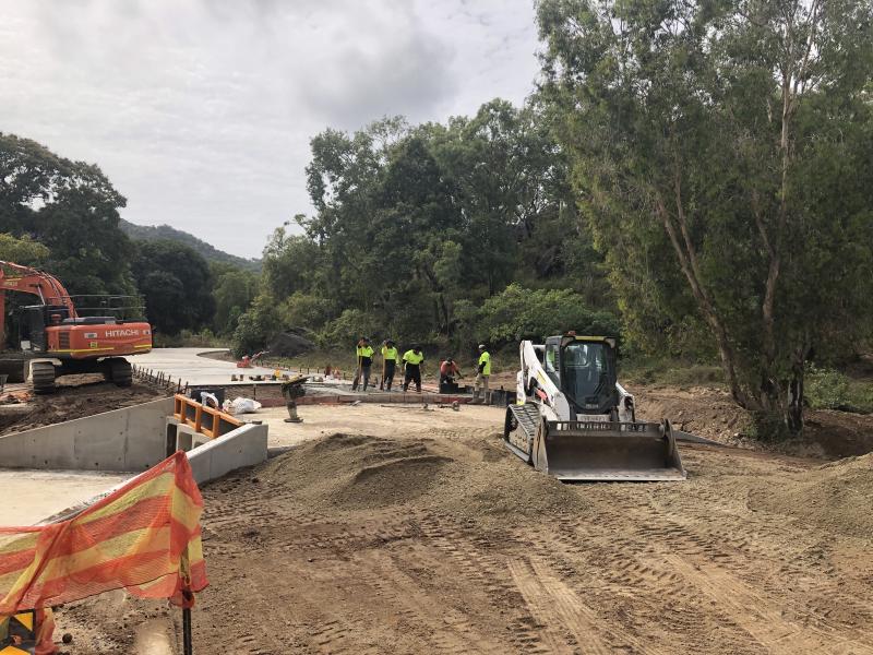 Wallaby Point Road - Progress