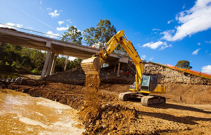 Alan Wilke Bridge progress