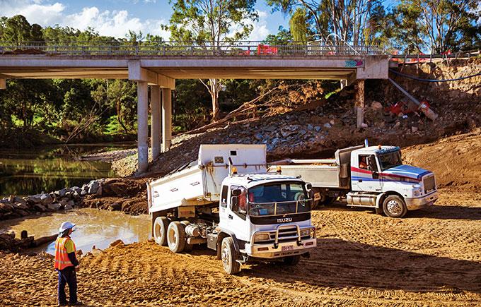 Alan Wilke Bridge progress