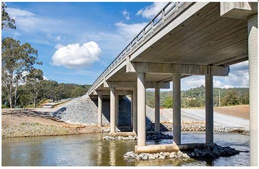 Alan Wilke Bridge - completion