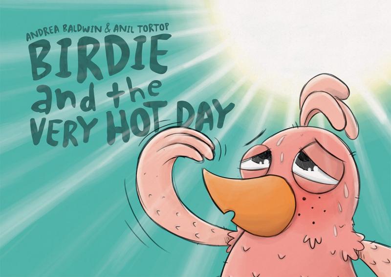 Birdie and the very hot day