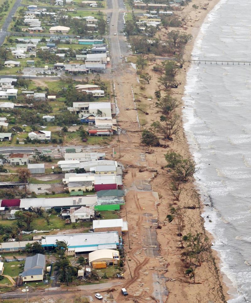 Cardwell damage following TC Yasi in 2011