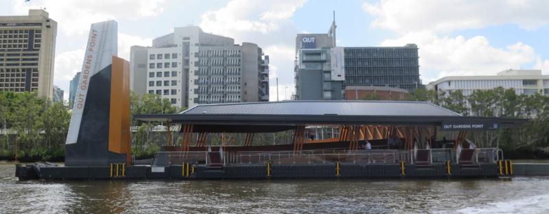 Ferry Terminal at Gardens Point following the 2011 floods