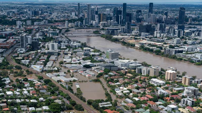 2022 Brisbane River in flood