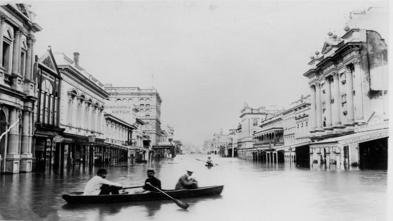 1893 Brisbane River in flood