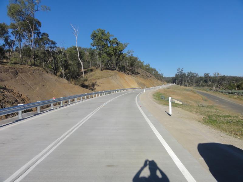 Gayndah Mundubbera Road after betterment, North Burnett Regional Council.