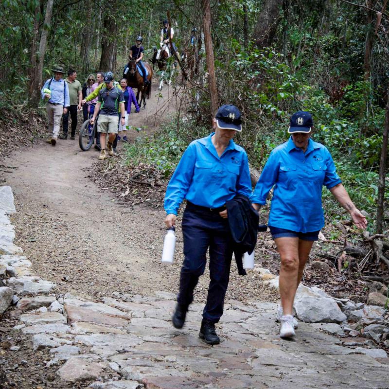 Walking the Cooroora Trail