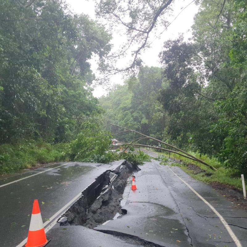 Palmerston Highway major damage 1