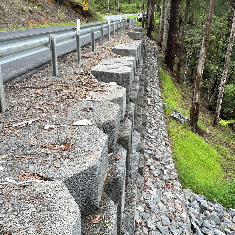 Bald Knob Road repaired