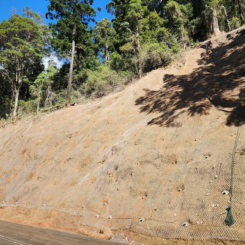 Gold Coast Springbrook landslip site 9 after