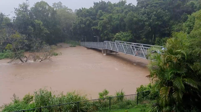 During the flood