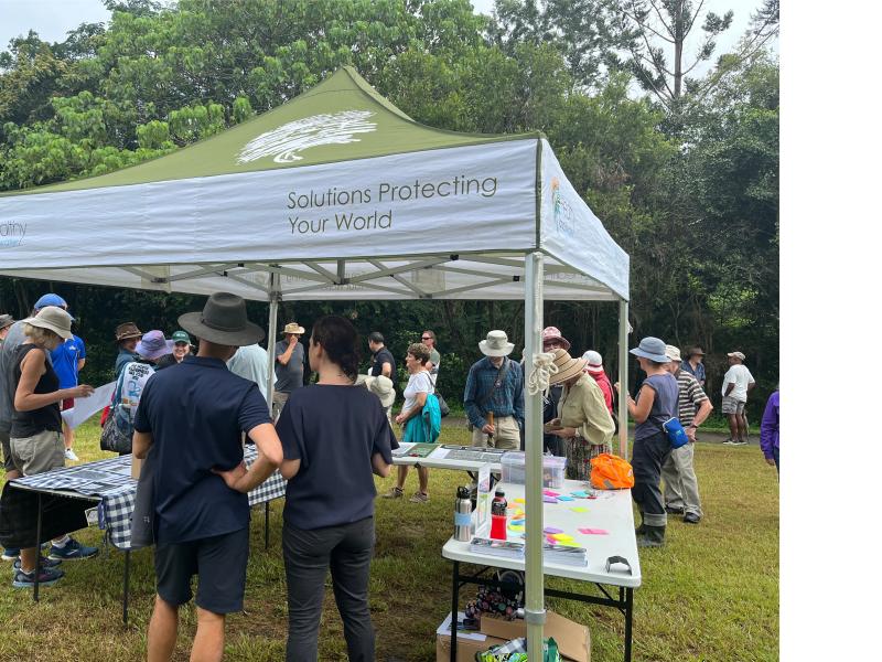 Healthy Land & Water site walk for locals