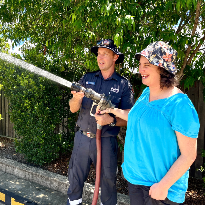 Emily fire hose