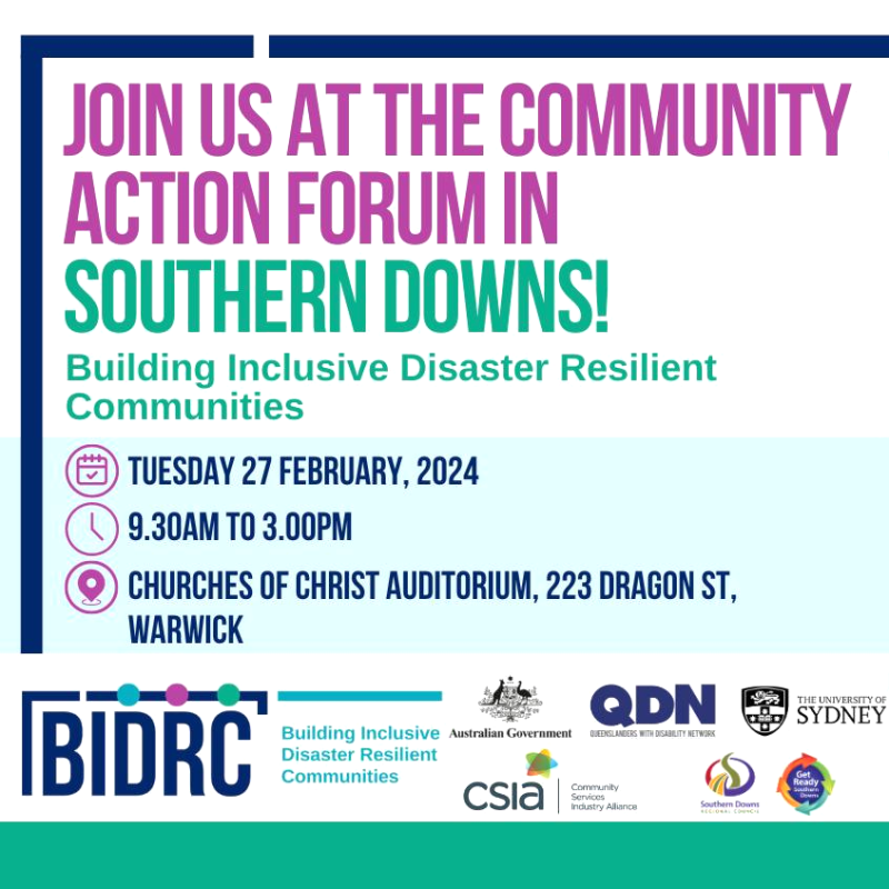 Community forum ad