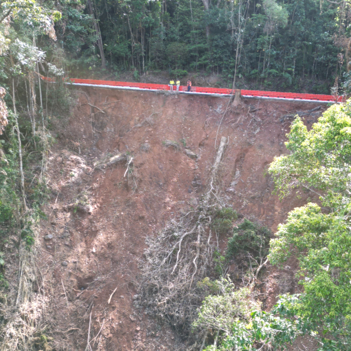 Alexandra Range Road landslip