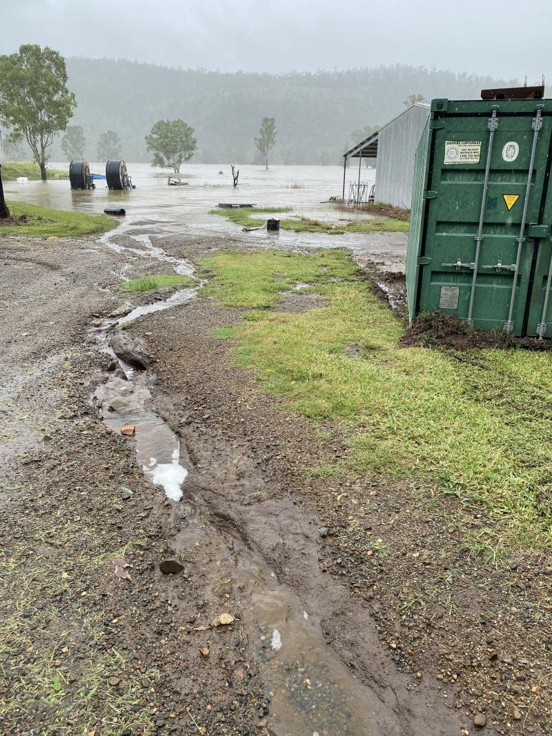Flooded property