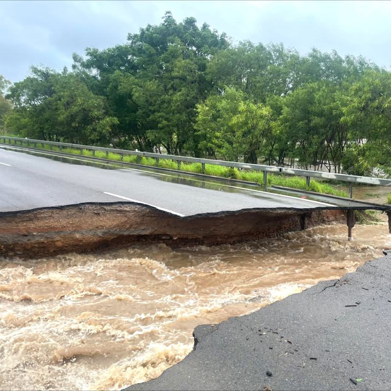 Bridge damage
