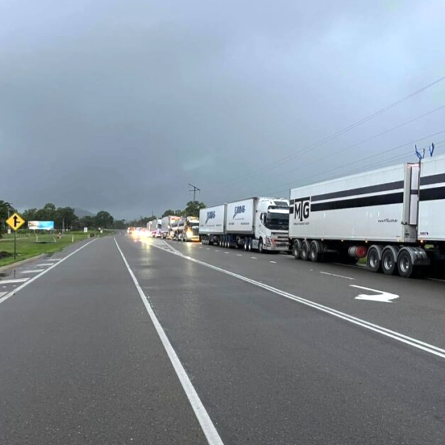 Truck convoy