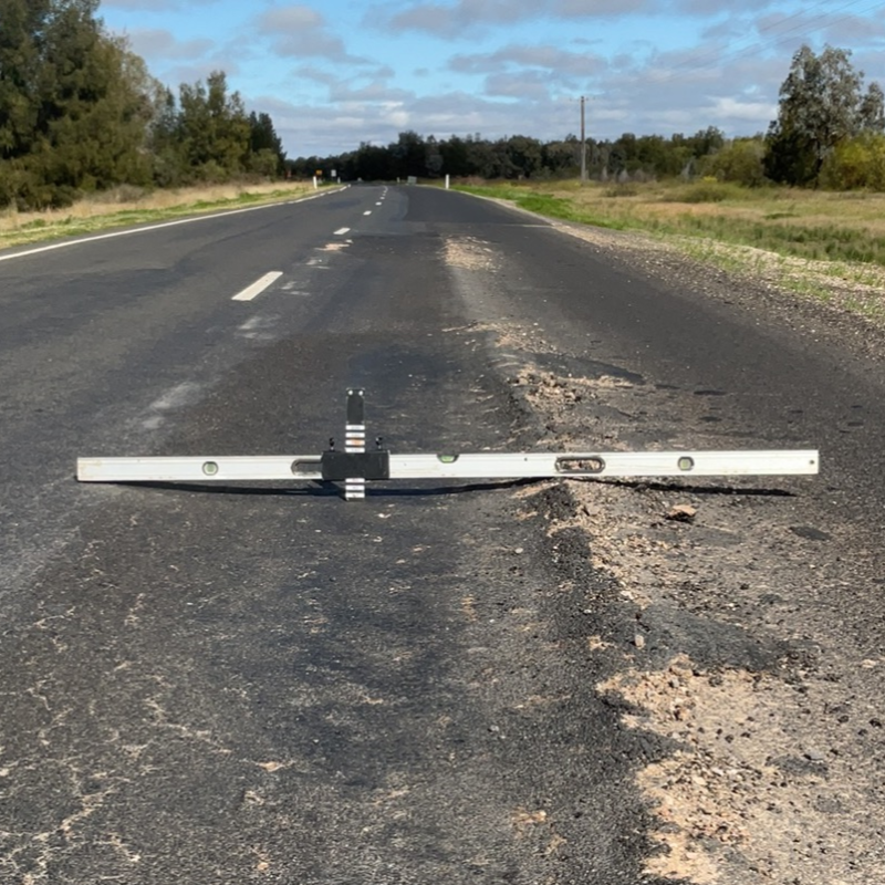 Cracked road