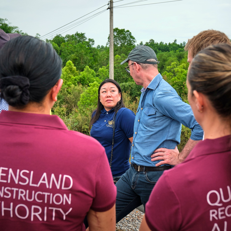 The 2024 mission included visits to disaster-affected areas in north-eastern and southern Thailand.