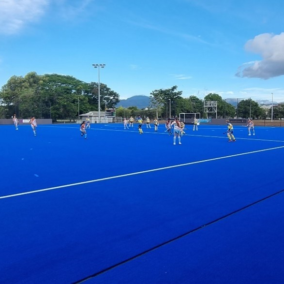 The brand new pitch for the Cairns Hockey Association is scoring goals for far north Queensland