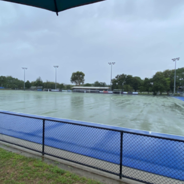 The damaged surface meant fixtures had to be cancelled until repairs were completed
