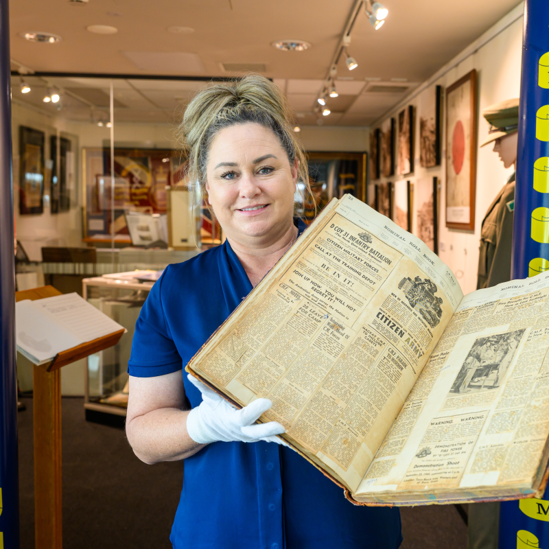 Hinchinbrook Shire Council Library staff member Samara Bacchiella 