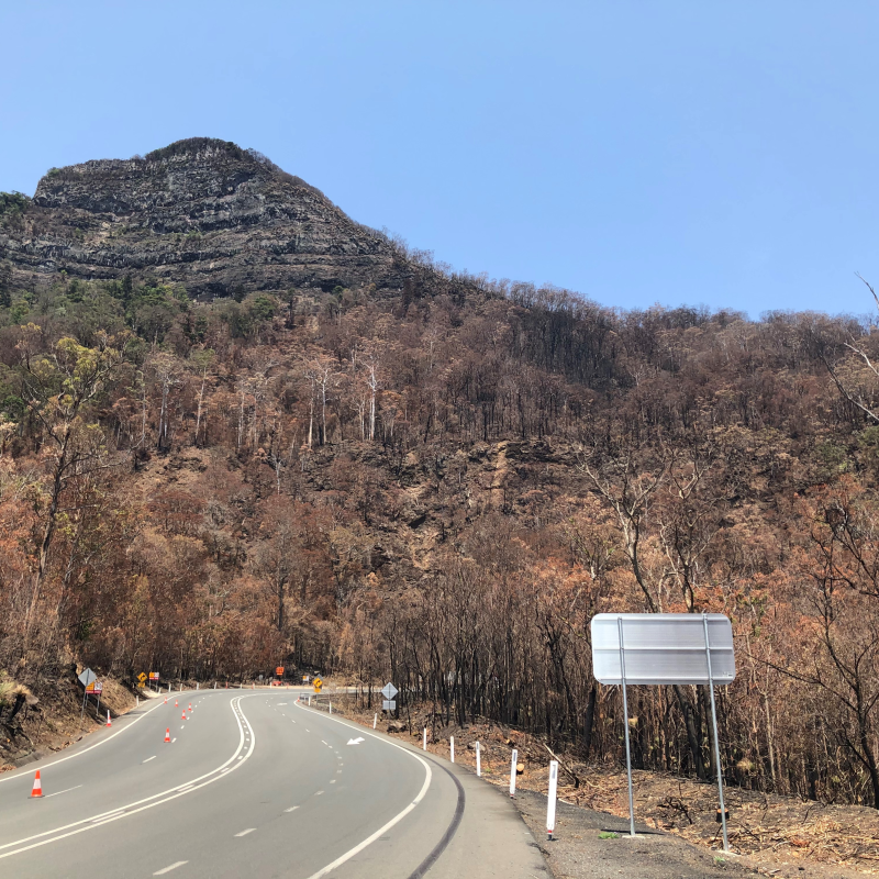 Bushfire at the Gap